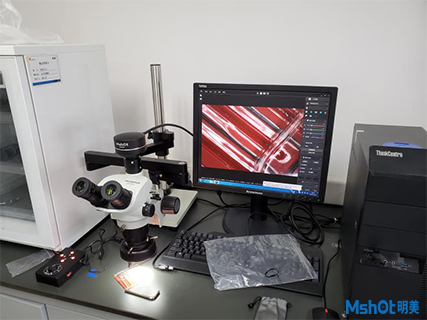 明美顯微鏡相機助力深圳某制藥公司晶體檢測
