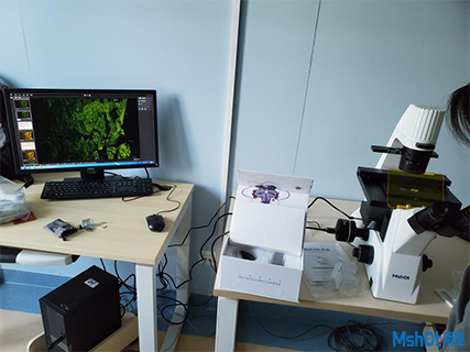 明美倒置熒光顯微鏡助力北京大學深圳醫院口腔上皮細胞觀察
